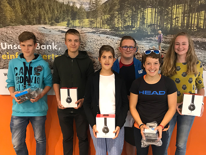 Gewinner UKB Schulabgängerwettbewerb 2018