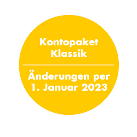 Button Änderungen Kontopaket Klassik 2023